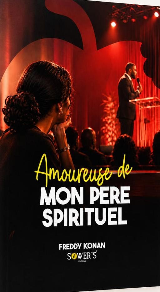 Couverture du livre Amoureuse de mon père spirituel, de Freddy Konan